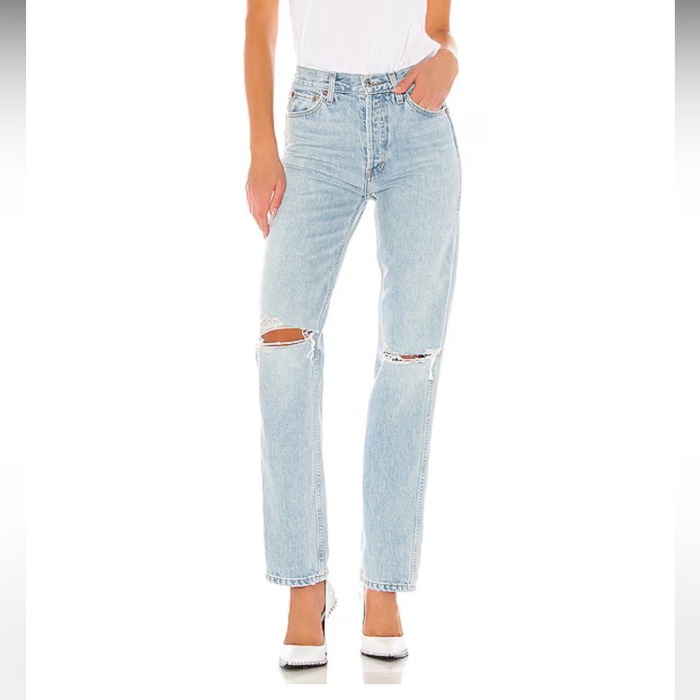 Re/done 90’s high rise loose size 23